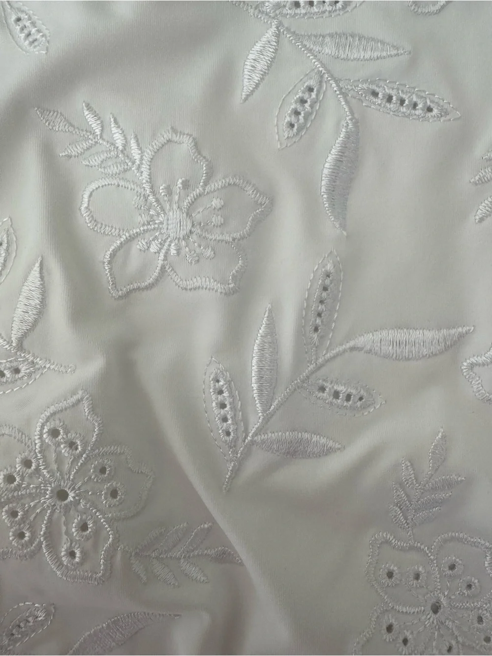 Tommy Bahama White Eyelet Hideaway One Piece Swimsuit Size 6 - Picture 4 of 5